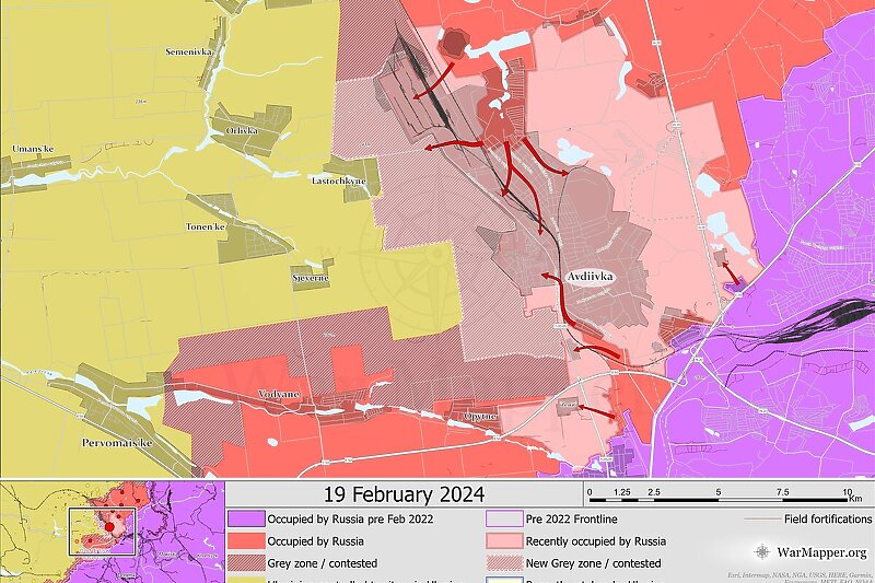 Mapa: Twitter/ War_mapper