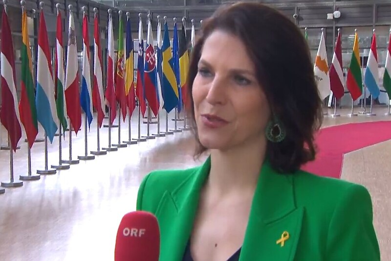 Karoline Edtstadler (Screenshot: Europa.eu)