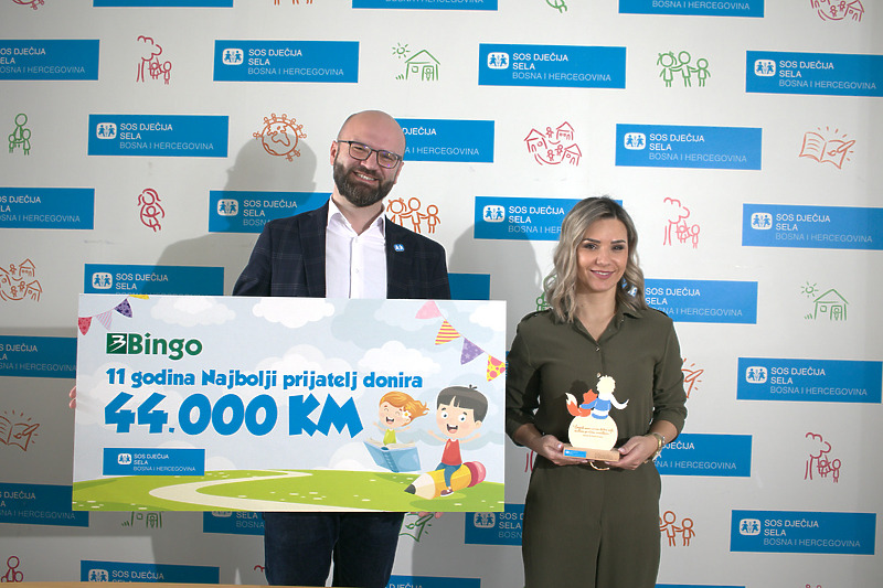 Bingo donacija za SOS Dječija sela u BiH