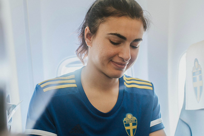 Zećira Mušović, golmanica Švedske i londonskog Chelseaja (Foto: Twitter/Svensk Fotboll)
