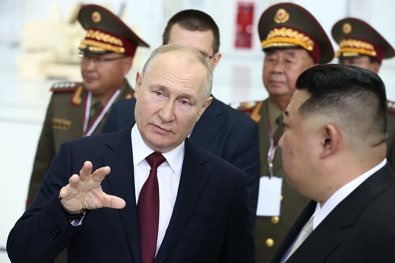 Ruski predsjednik Vladimir Putin i sjevernokorejski lider Kim Jong Un