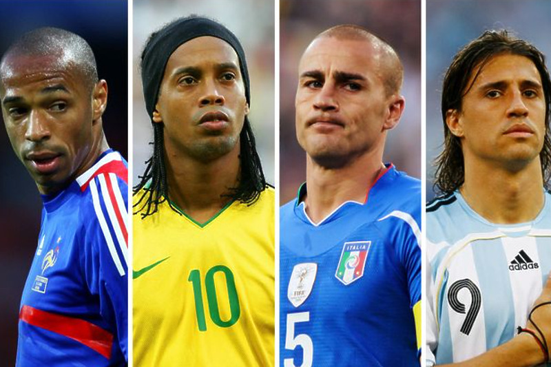 Henry, Ronaldinho, Cannavaro i Crespo (Foto: Twitter)