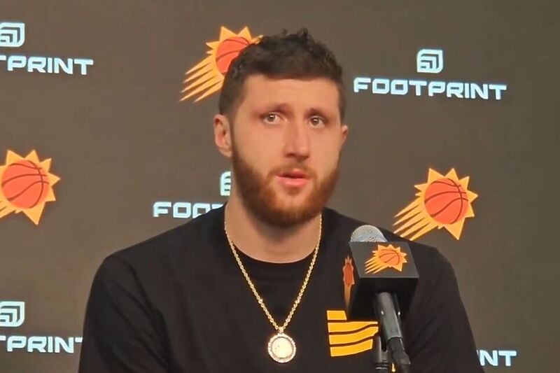 Jusuf Nurkić nakon utakmice protiv Houstona (Foto: Screenshot)