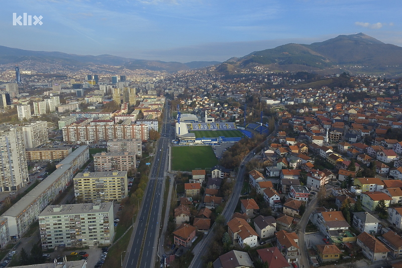 Dionica Južne longitudinale kroz naselje Grbavica (Foto: Arhiv/Klix.ba)