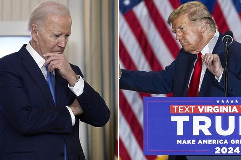 Joe Biden i Donald Trump (Foto: EPA-EFE)