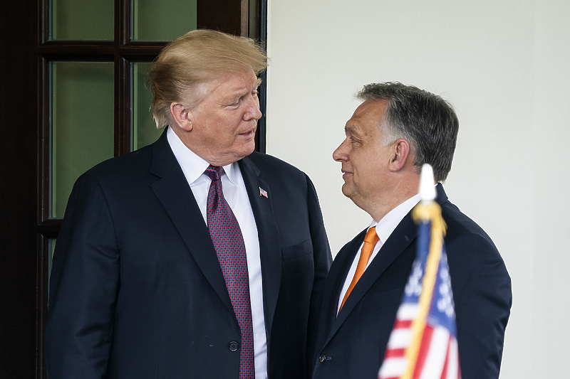 Bivši američki predsjednik Donald Trump i mađarski premijer Viktor Orban