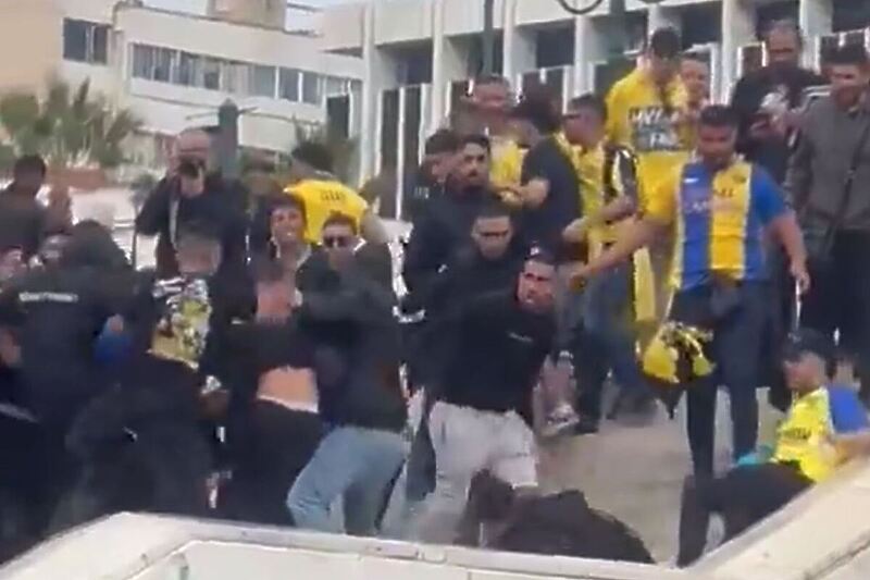 Navijači Maccabija pretukli Palestinca (Foto: Screenshot)