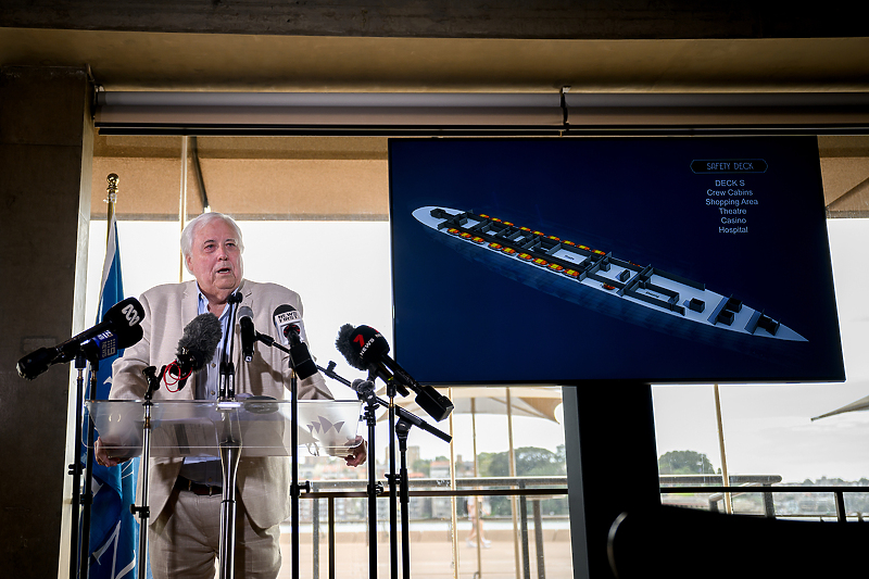 Clive Palmer objavljuje planove za repliku Titanika (Foto: EPA-EFE)