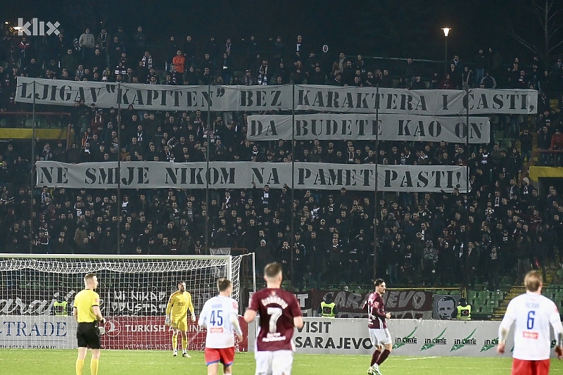 Poruka upućena Ziljkiću (Foto: T. S./Klix.ba)