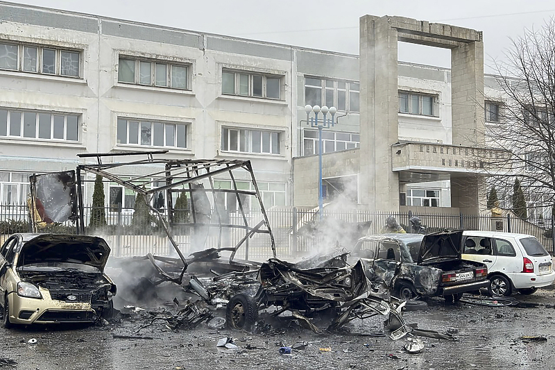 Šteta nastala nakon granatiranja u centru Belgoroda