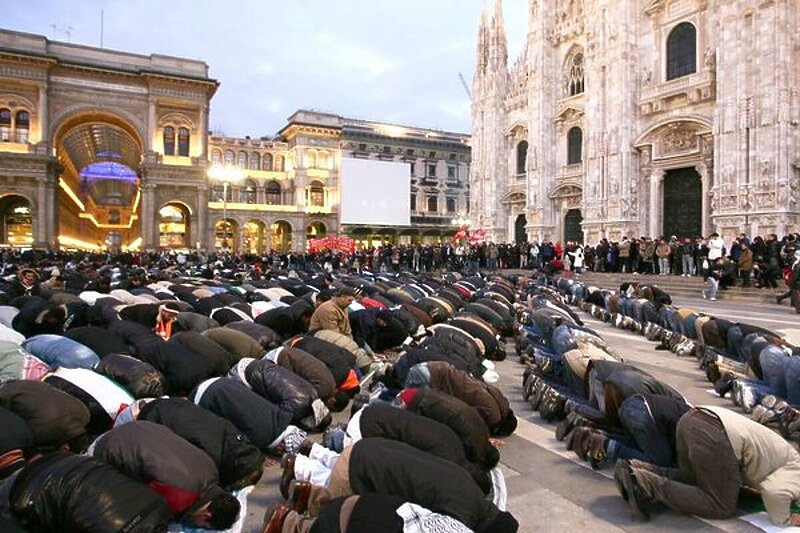 Muslimanska zajednica u Milanu je sve veća (Foto: X.com)