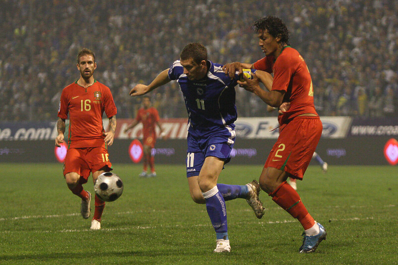 Edin Džeko je igrao i u prvom baražu protiv Portugala  (Foto: NS BiH)