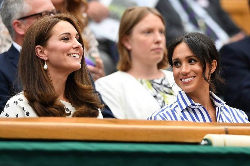 Meghan i Kate na Wimbledonu 2018. godine (Foto: EPA-EFE)