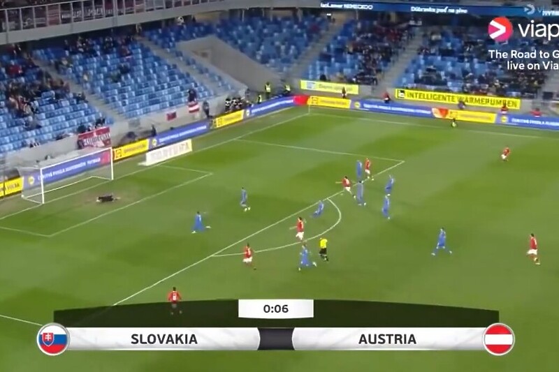 Austrijanci poveli u šestoj sekundi (Foto: Screenshot)