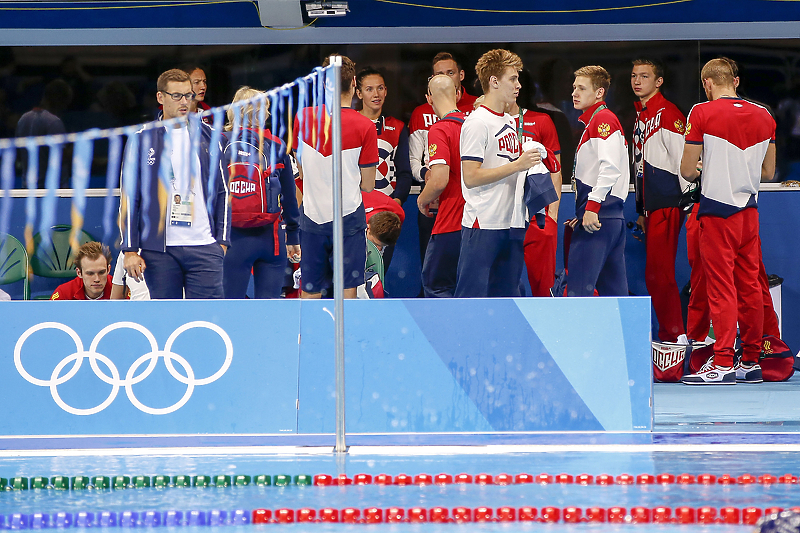 Ruski plivači pod državnom zastavom u BIH (Foto: EPA-EFE)