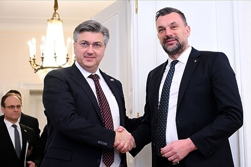 Premijer Hrvatske Andrej Plenković i ministar vanjskih poslova BiH Elmedin Konaković