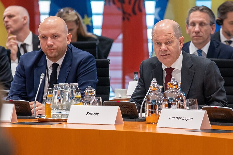 Manuel Sarrazin i njemački kancelar Olaf Scholz (Foto: EPA-EFE)