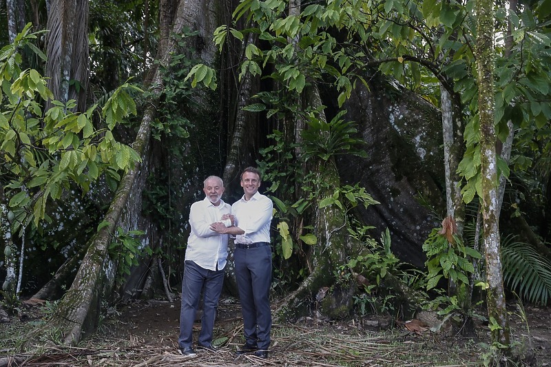 Lula da Silva i Emmanuel Macron (Foto: EPA-EFE)