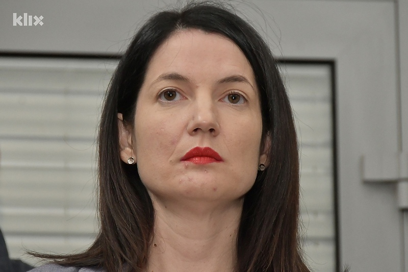 Jelena Trivić, predsjednica Narodnog fronta (Foto: I. Š./Klix.ba)