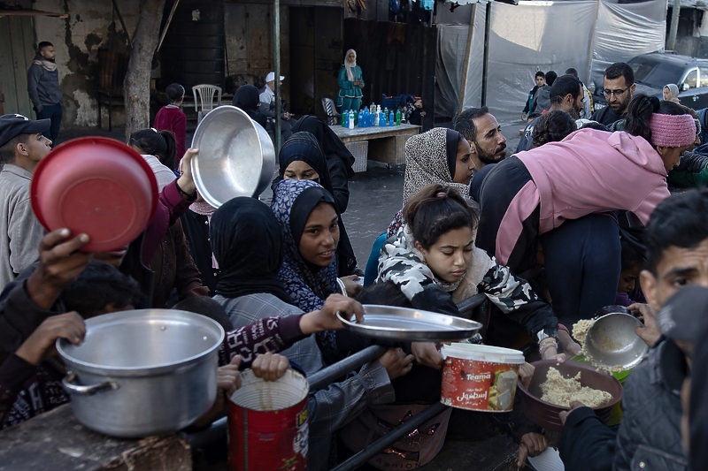 Stanovništvo Gaze već mjesecima ne dobija dovoljno hrane (Foto: EPA-EFE)