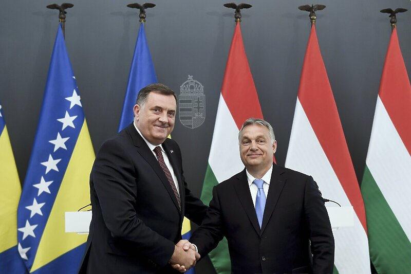 Orban i Dodik tokom jednog od ranijih susreta (Foto: EPA-EFE)