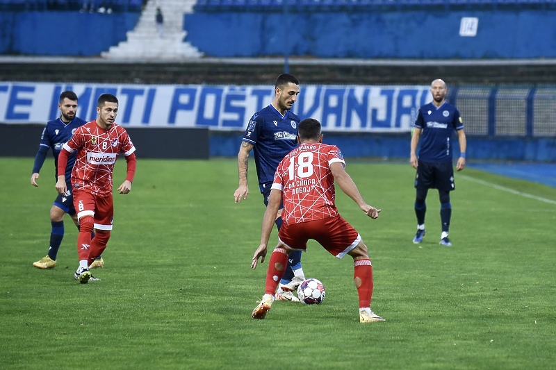 Detalj s posljednjeg međusobnog duela Sloge i Željezničara (Foto: Arhiv/Klix.ba)