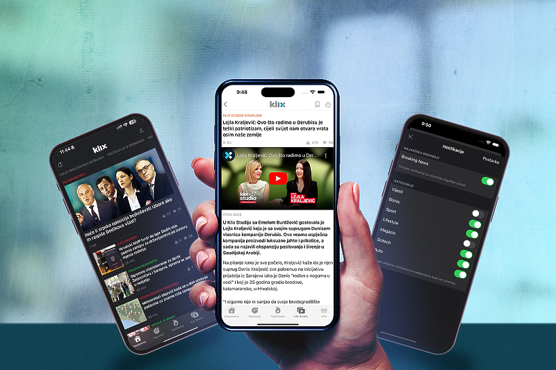 Nova aplikacija Klix.ba za iPhone/iPad