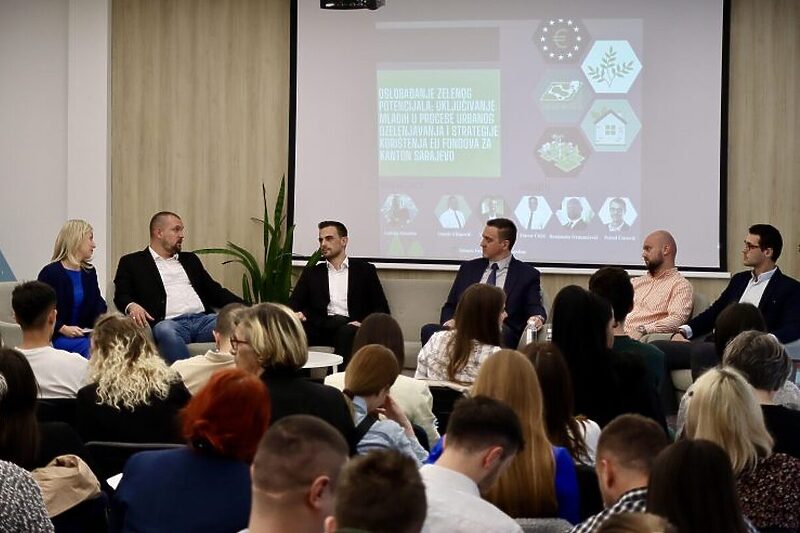 Panel diskusija Foruma mladih SDP-a Sarajevo povodom Dana planete (Foto: SDP)