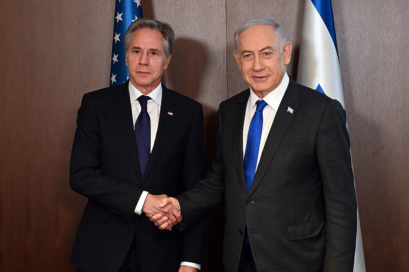 Antony Blinken i Benjamin Netanyahu (Foto: EPA-EFE)