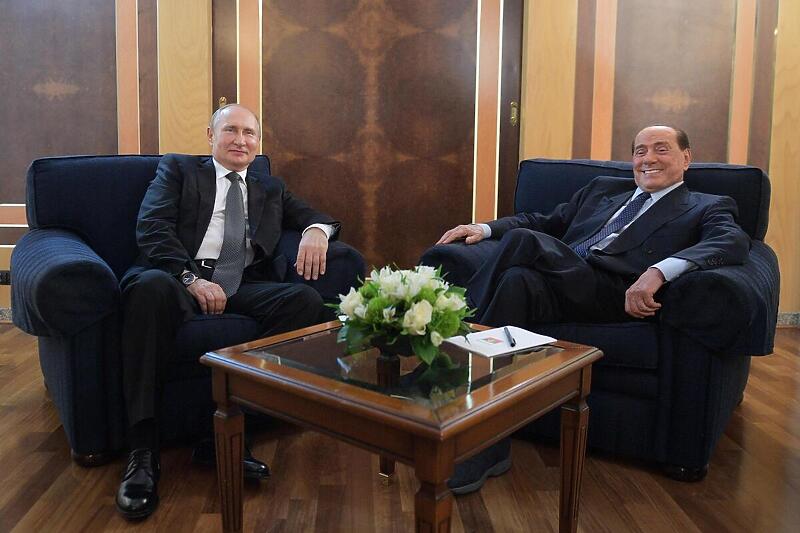 Vladimir Putin i Silvio Berlusconi (Foto: EPA-EFE)
