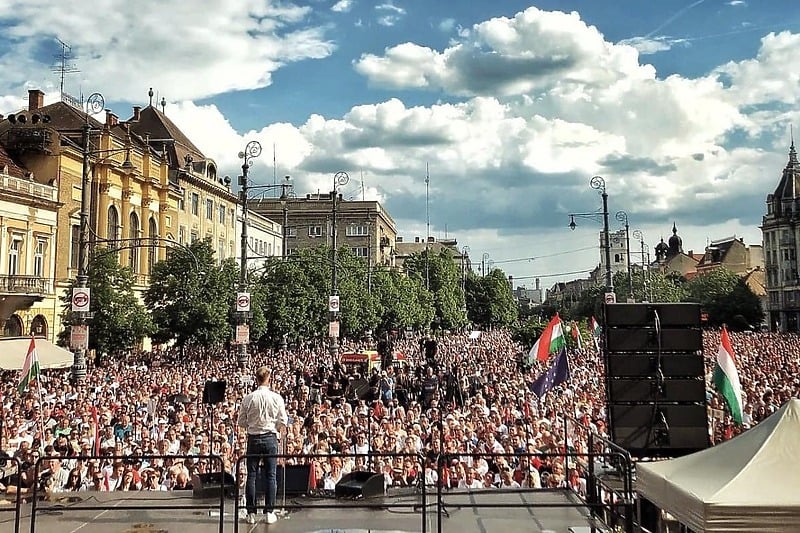 Peter Magyar u Debrecenu (Foto: Facebook)