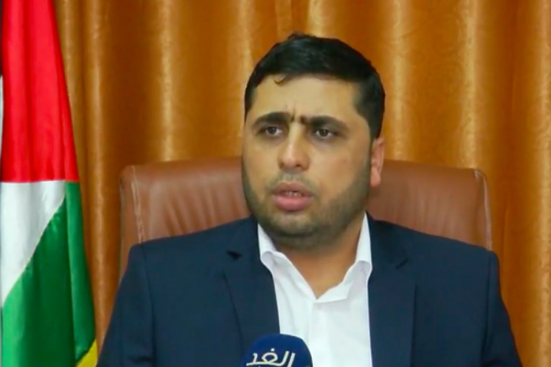 Glasnogovornik Hamasa Abdul Latif al-Qanou (Screenshot: YouTube)