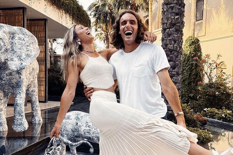 Paula Badosa i Stefanos Tsitsipas (Foto: Instagram)