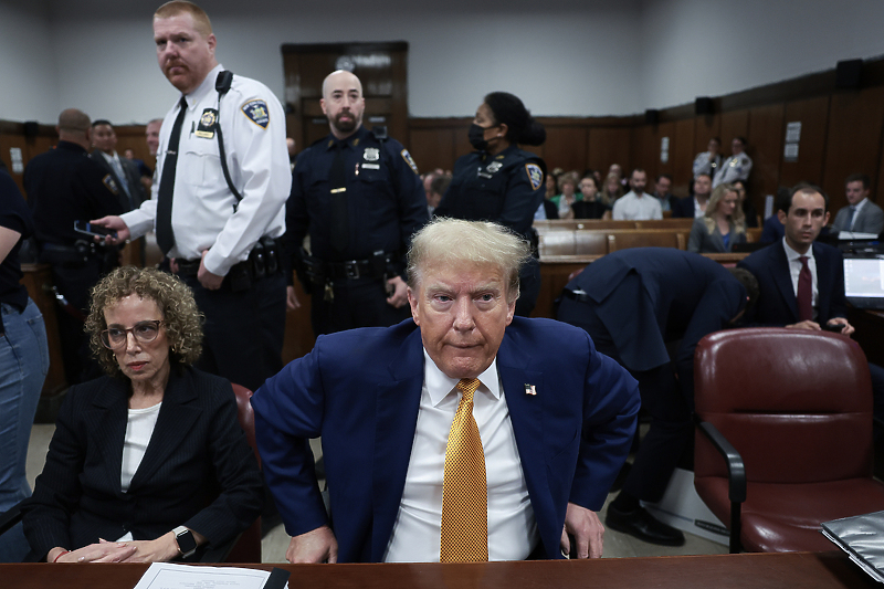 Trump u sudnici (Foto: EPA-EFE)