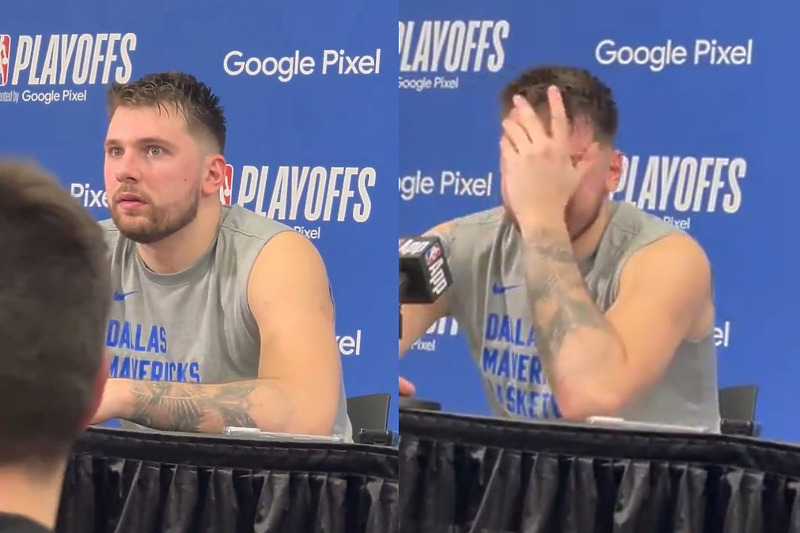 Reakcija Dončića nakon što je čuo ženso stenjanje (Foto: Screenshot)