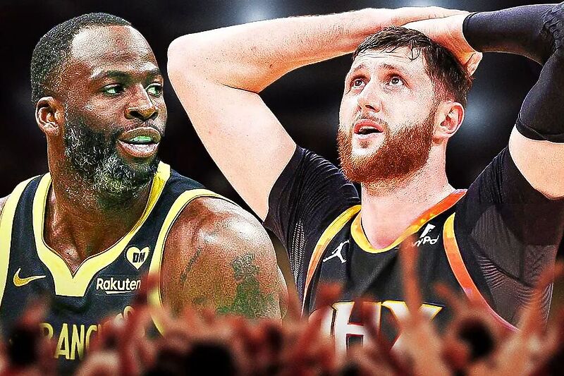 Draymond Green i Jusuf Nurkić (Foto: montaža / clutchpoints.com)