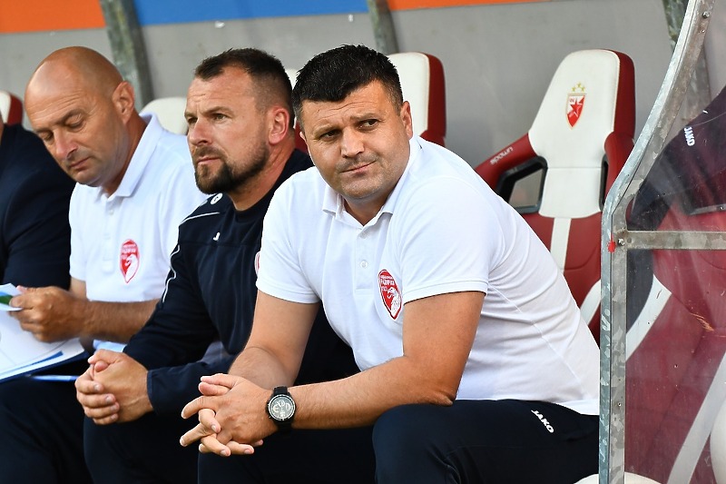 Feđa Dudić na stadionu "Rajko Mitić" (Foto: Radnički Kragujevac/Facebook)