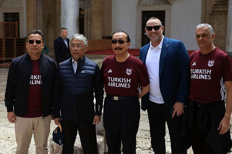 Vincent Tan u Sarajevu (Foto: FK Sarajevo)