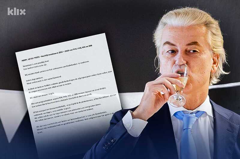 Geert Wilders i zvanično okupio koaliciju u Nizozemskoj (Ilustracija: A. L./Klix.ba)