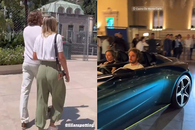 Stefanos Tsitsipas i Paula Badosa (Foto: Screenshot)