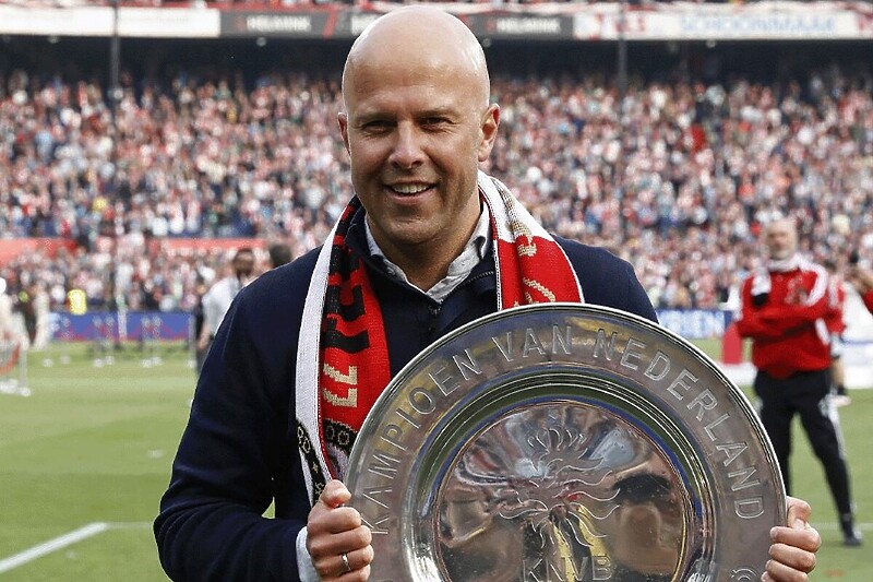 Slot je senzacionalno osvojio titulu prvaka Nizozemske s Feyenoordom (Foto: Premier league/Twitter)
