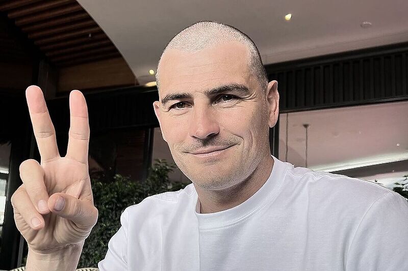 Iker Casillas s novom frizurom (Foto: Instagram)