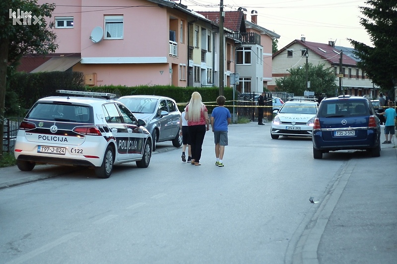 Mjesto ubistva Ammara Kapidžića u Sokolović Koloniji (Foto: Klix.ba)