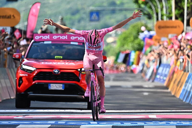 Tadej Pogačar je ubjedljivo slavio na utrci Giro d'Italia (Foto: EPA-EFE)