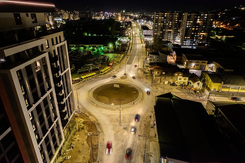 Kružni tok u izgradnji kod sarajevskog preduzeća GRAS (Foto: Općina Novi Grad Sarajevo)