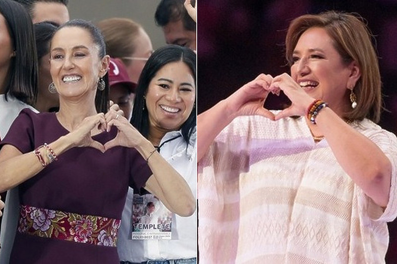 Claudia Sheinbaum i Xochitl Galvez (Foto: EPA-EFE)