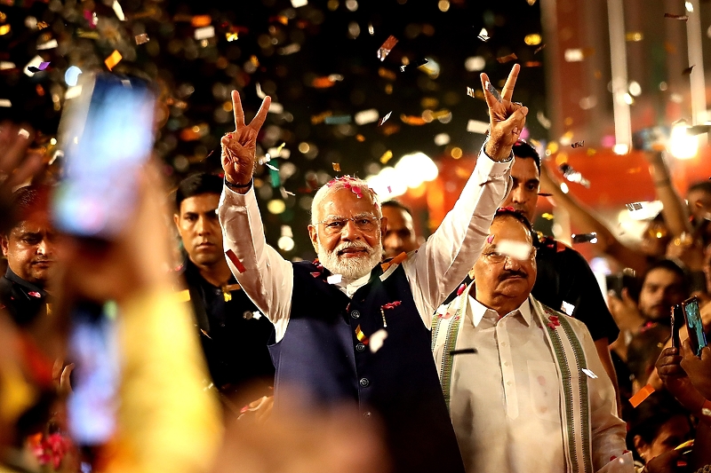 Narendra Modi je osigurao treći uzastopni mandat kao premijer Indije (Foto: EPA-EFE)