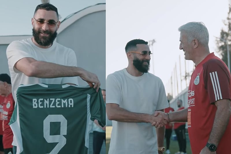 Karim Benzema i Vladimir Petković (Foto: Screenshot / montaža)