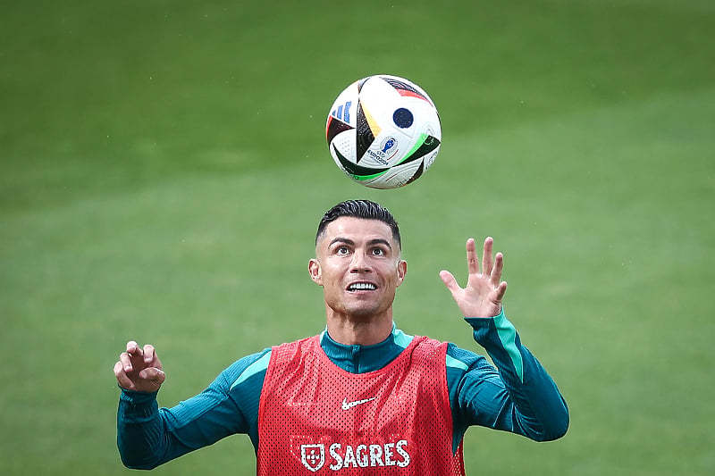 Ronaldo na prvom treningu (Foto: EPA-EFE)