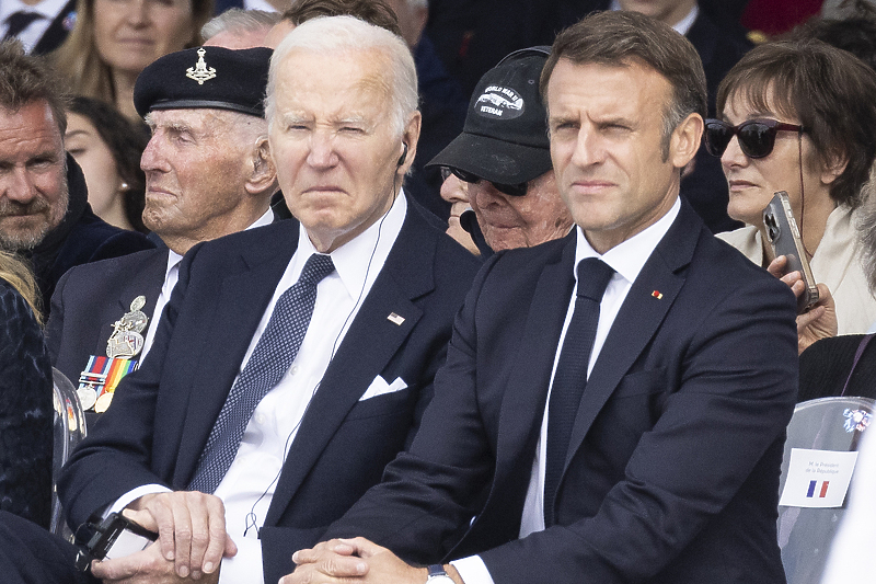 Joe Biden i Emmanuel Macron (Foto: EPA-EFE)